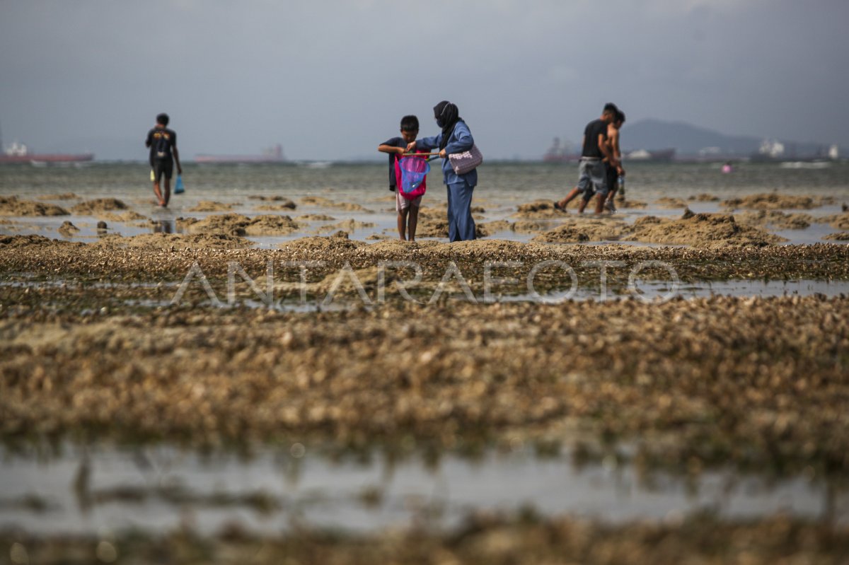 Pengunjung pantai KEK Pariwisata Batam