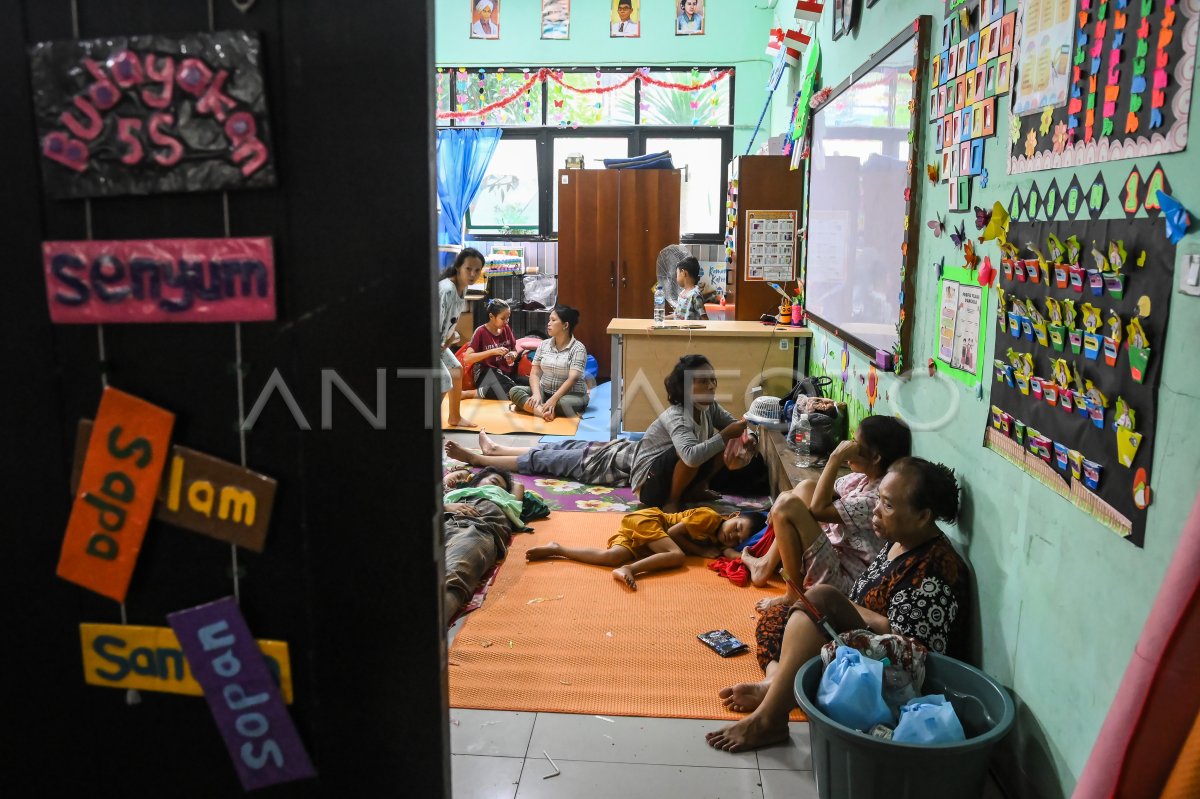Jumlah pengungsi terdampak banjir di Jakarta