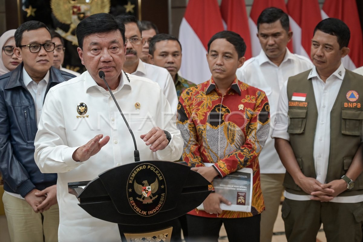 Konpers pembentukan desk koordinasi penanganan karhutla dan perlindungan PMI