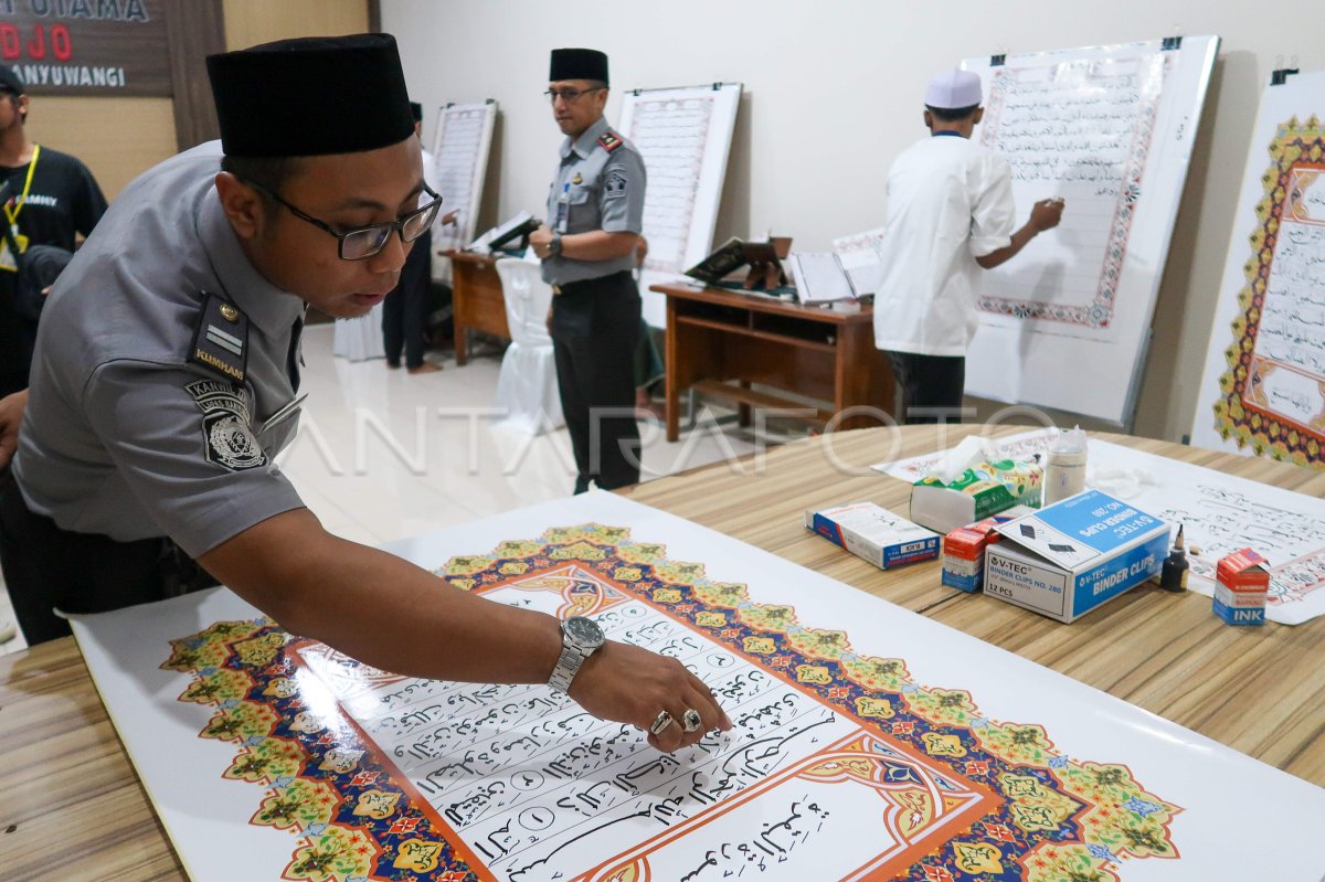 Pembuatan Al Quran raksasa