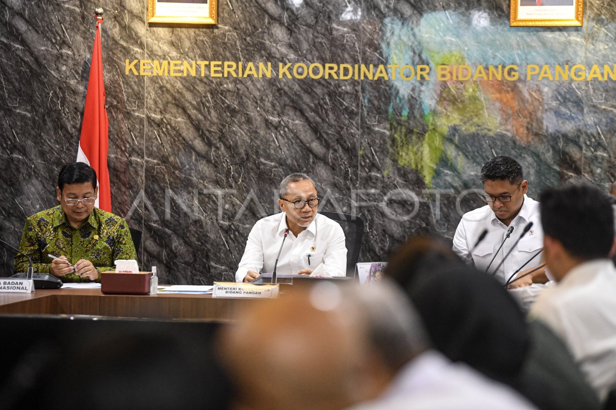 Rakor Kemenko Pangan terkait rancangan tentang keamanan pangan