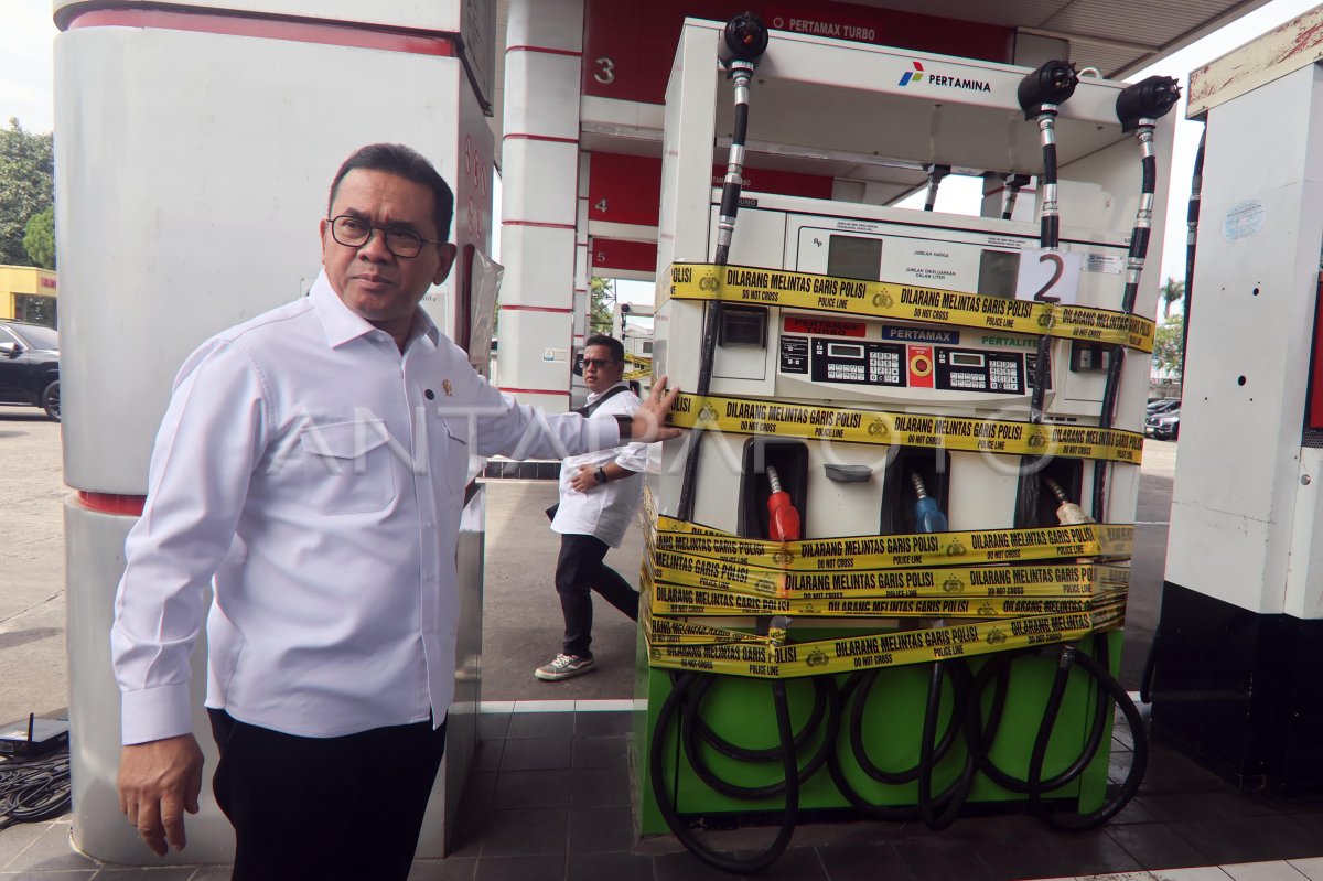 Kementerian Perdagangan segel SPBU curang di Bogor