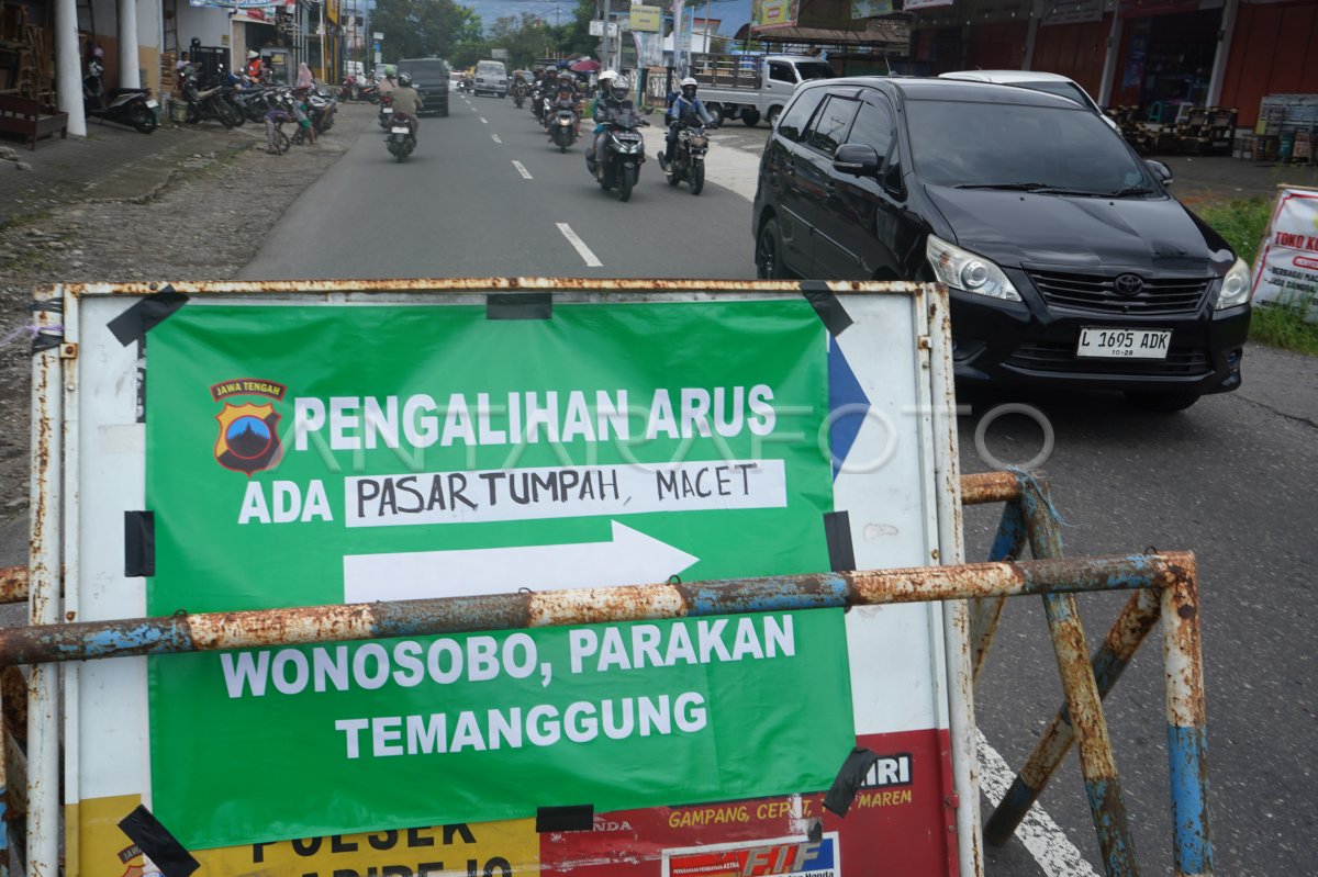 Rekayasa lalu lintas jalur mudik di Temanggung