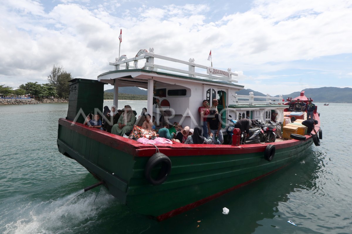 Arus balik Idul Fitri ke pulau terluar Aceh