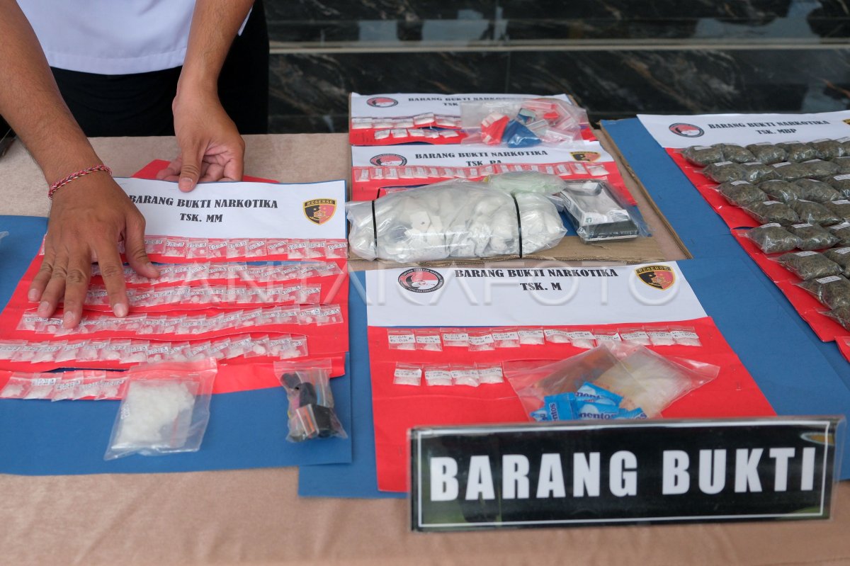 Pengungkapan kasus narkotika di Polresta Denpasar