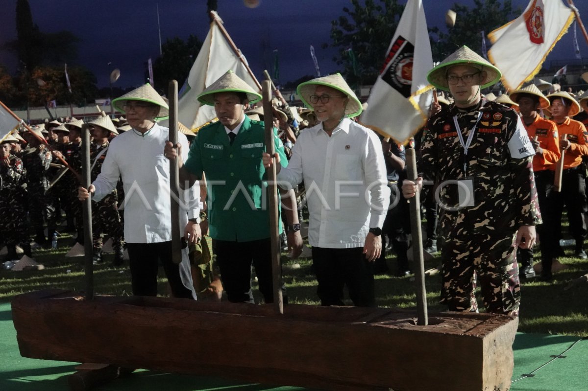 Pengukuhan 100.000 Banser Patriot Ketahanan Pangan