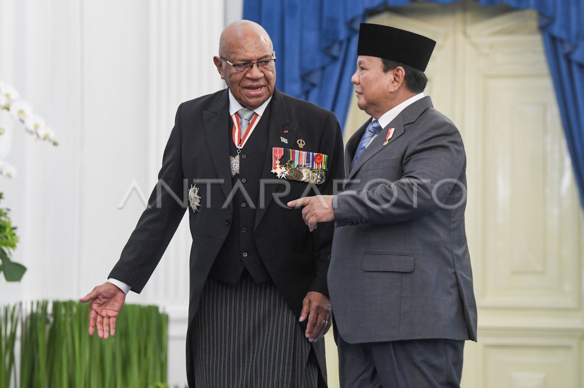 President Prabowo Subianto receives official visit from Fiji's PM