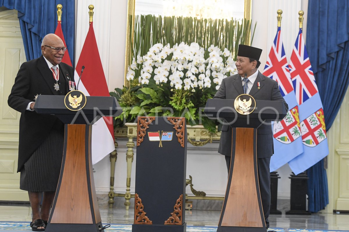 President Prabowo Subianto receives official visit from Fiji's PM