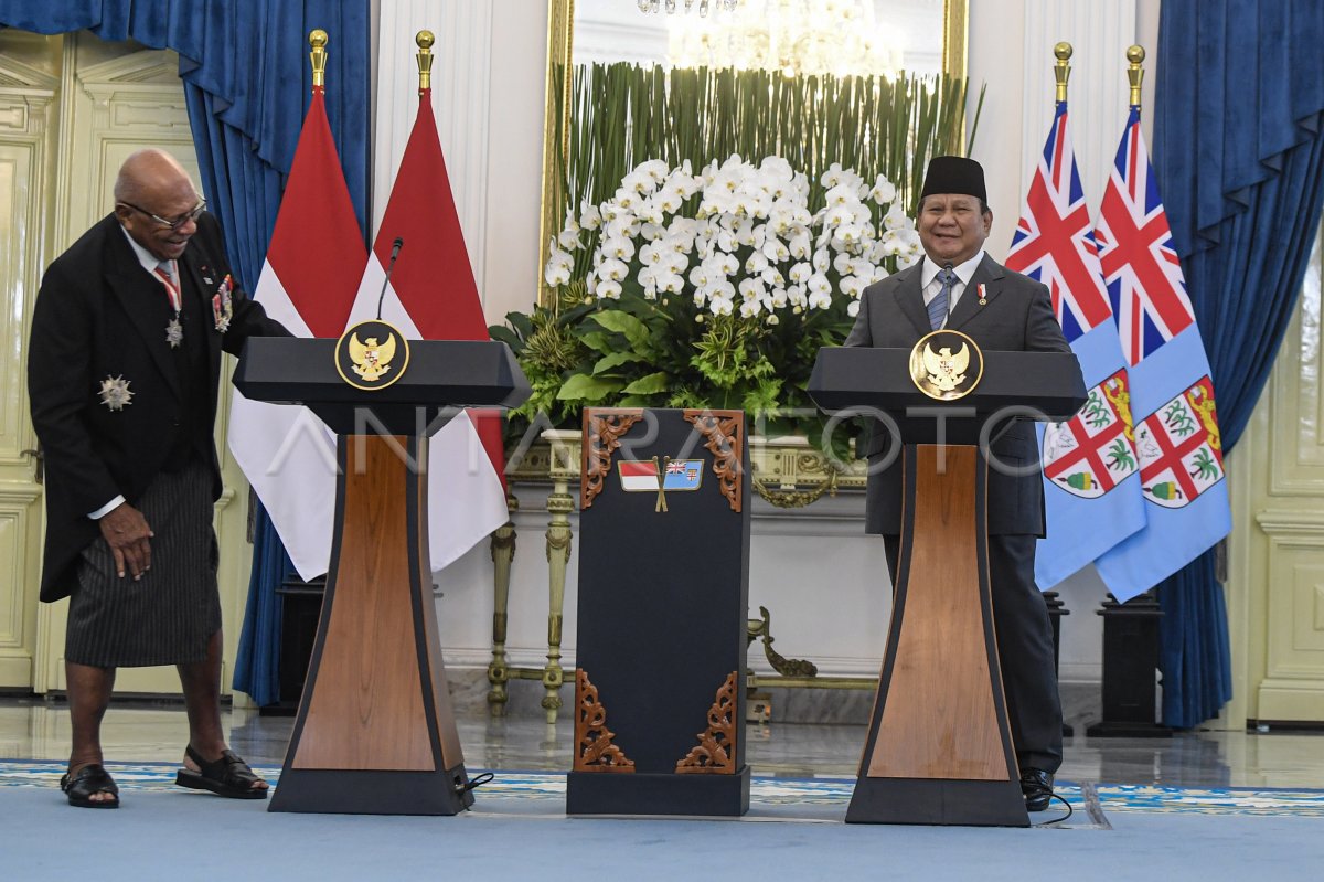 President Prabowo Subianto receives official visit from Fiji's PM