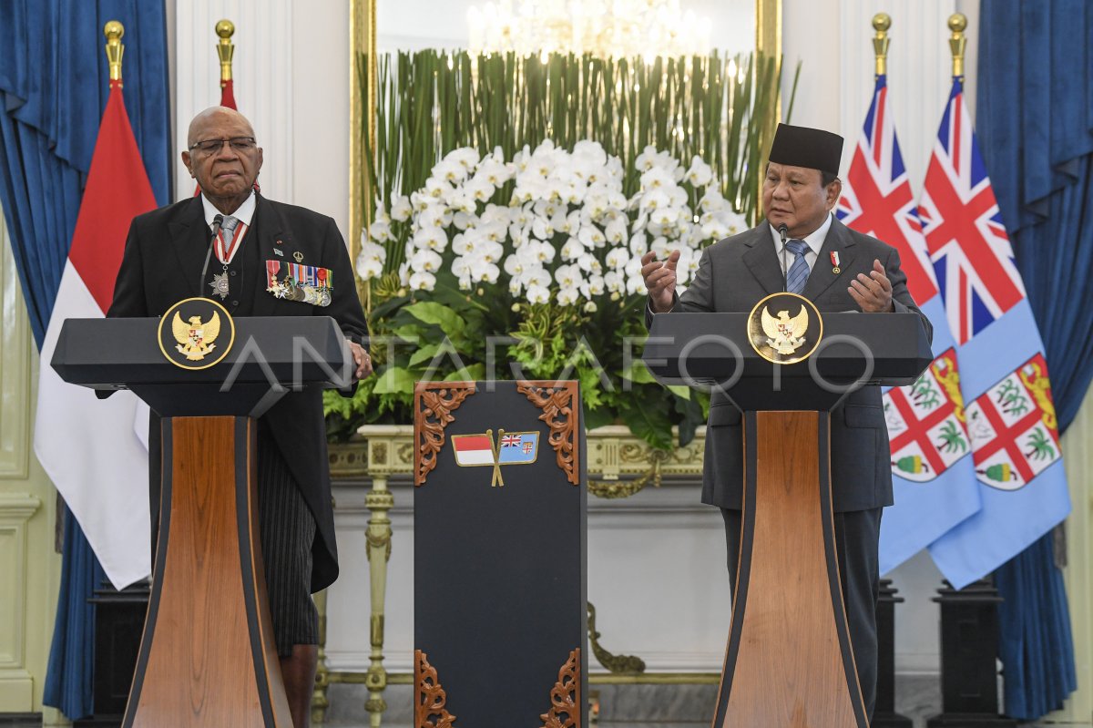 President Prabowo Subianto receives official visit from Fiji's PM