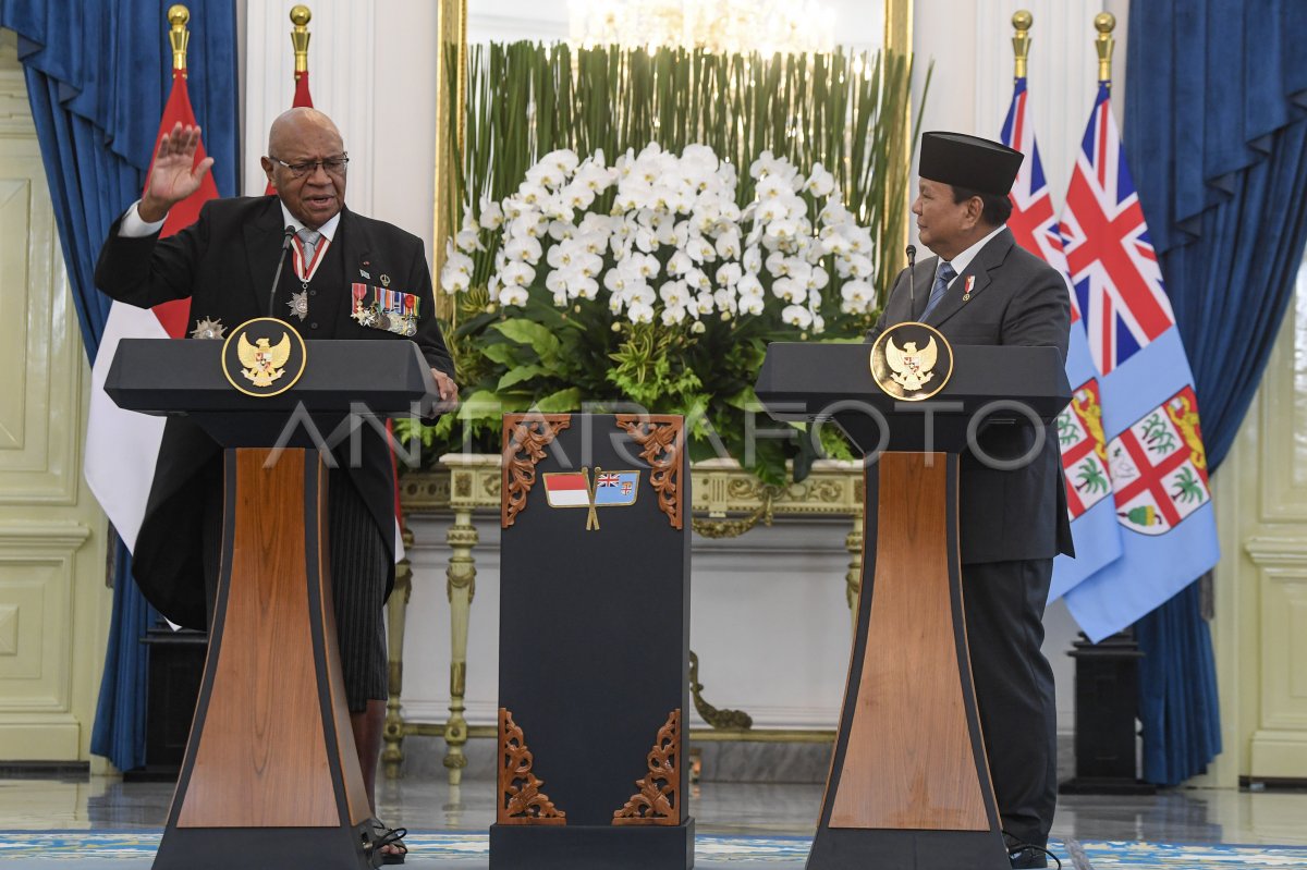 President Prabowo Subianto receives official visit from Fiji's PM