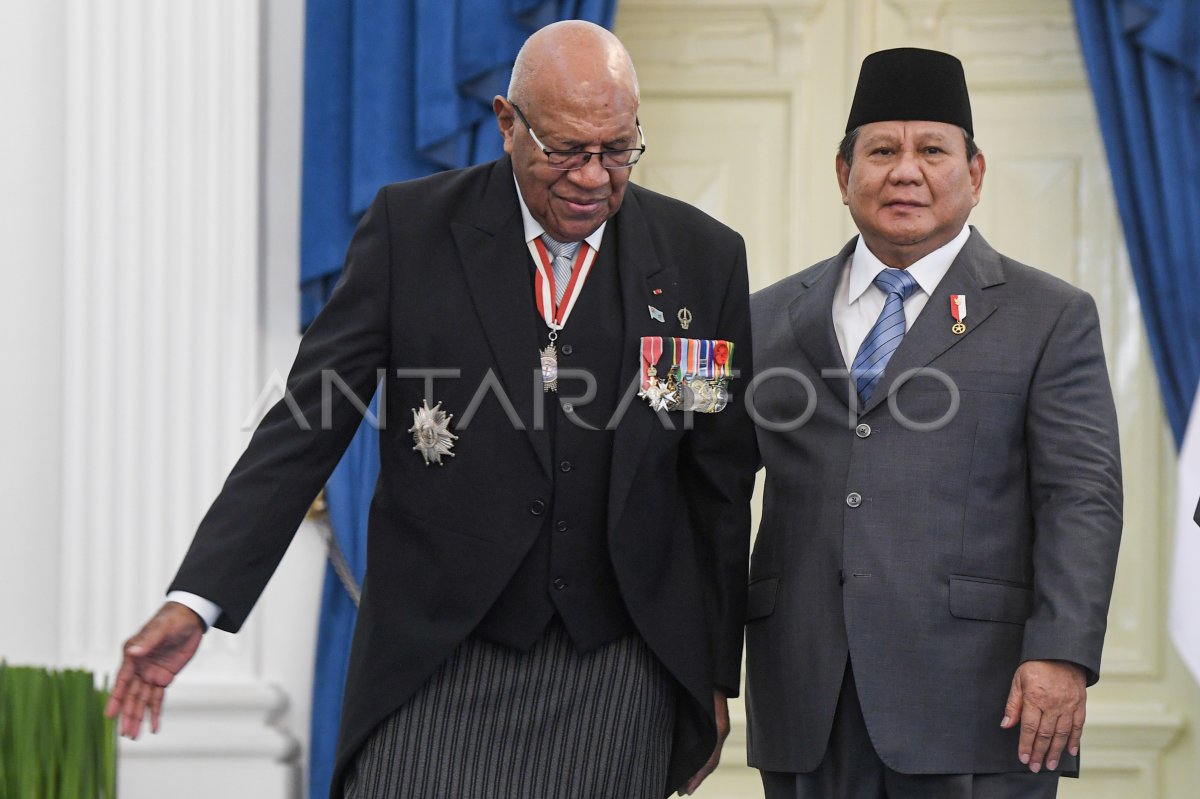 President Prabowo Subianto receives official visit from Fiji's PM