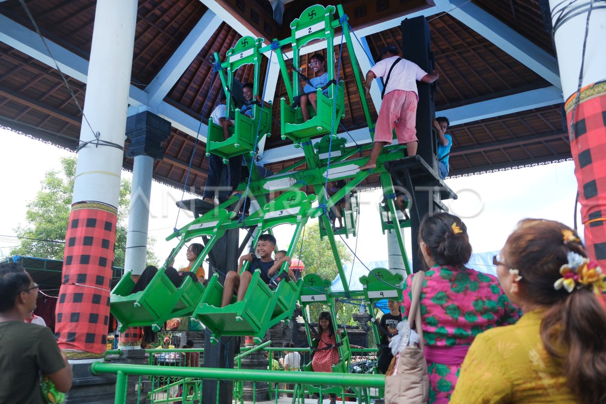 Traditional Balinese swing resort