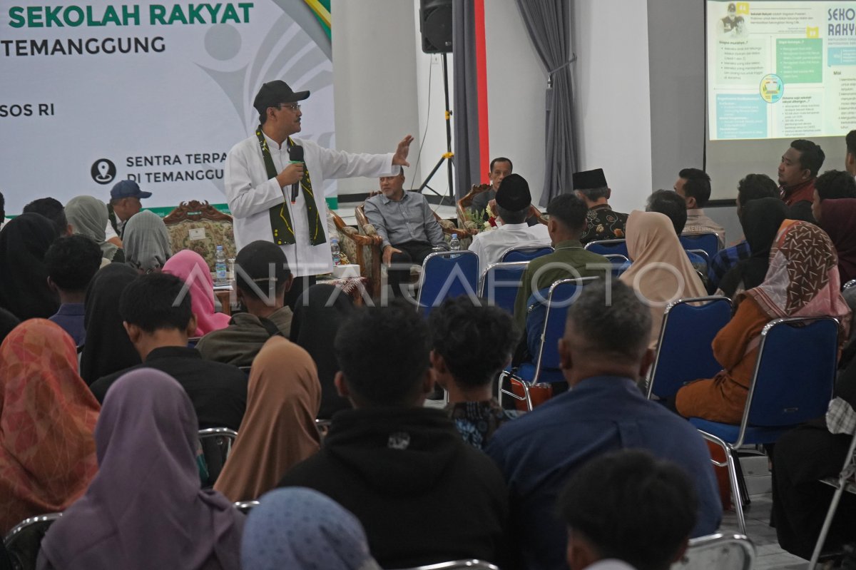 Mensos tinjau persiapan sekolah rakyat di Temanggung
