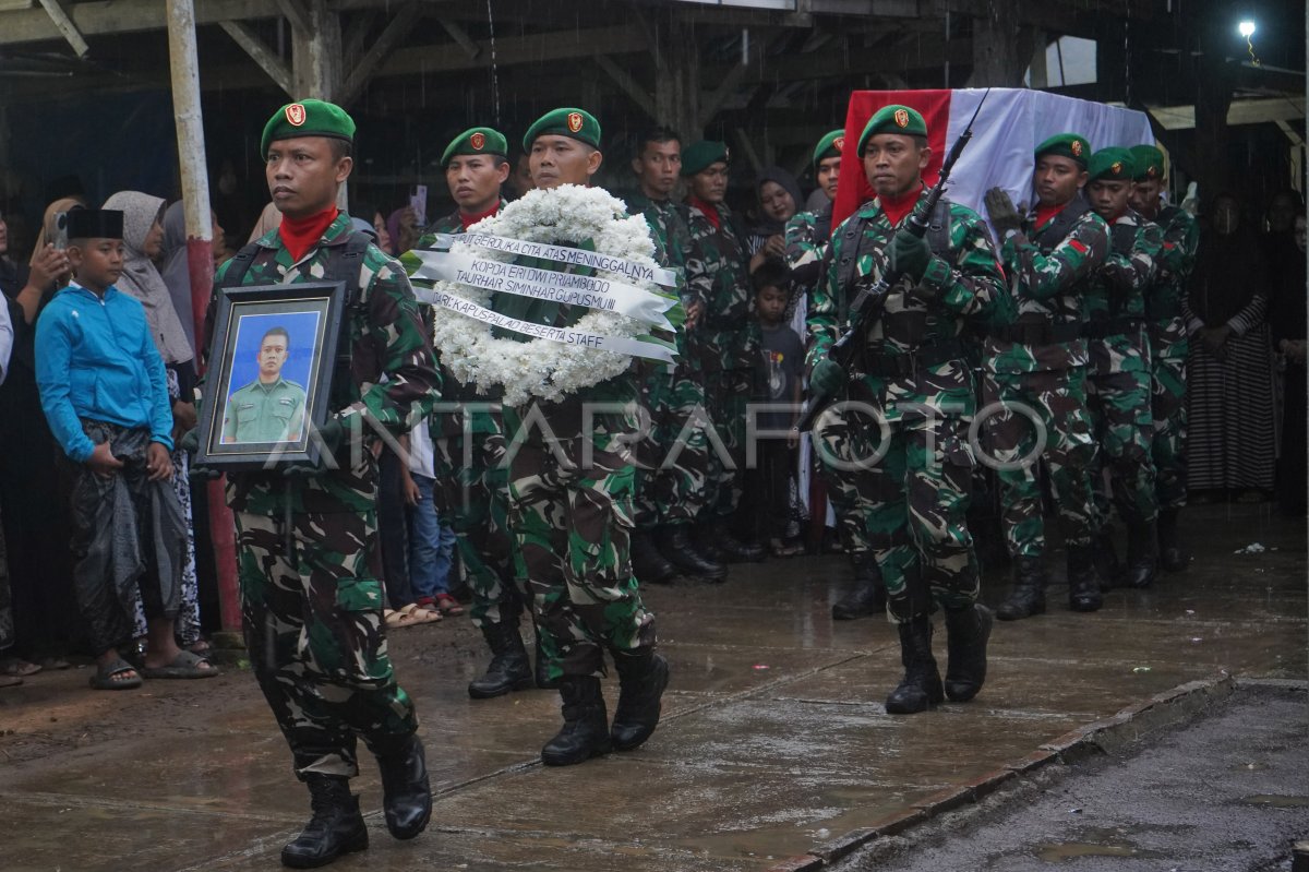 Pemakaman prajurit TNI korban ledakan amunisi