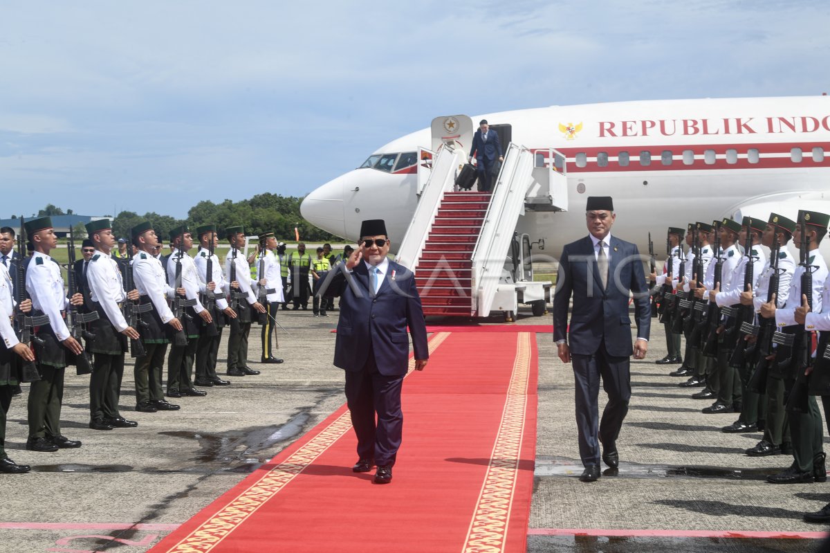Prabowo Subianto arrived in Brunei Darussalam