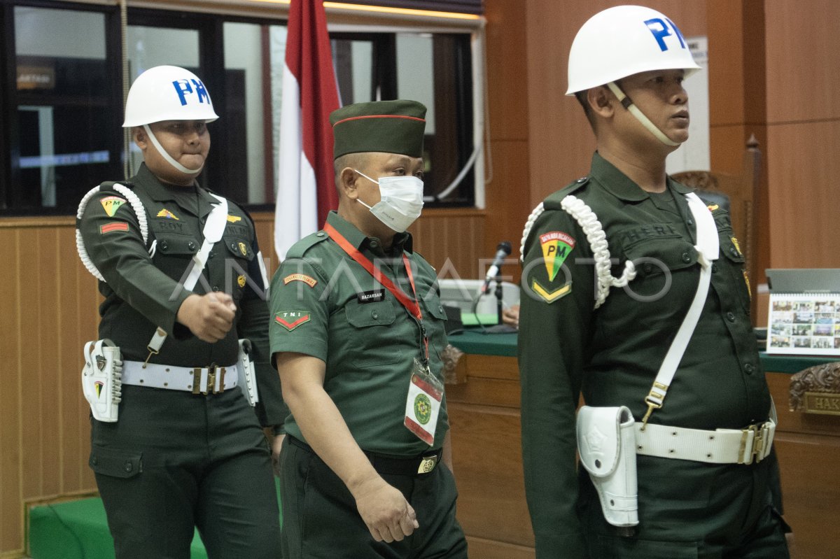 Sidang perdana penembakan polisi di Lampung