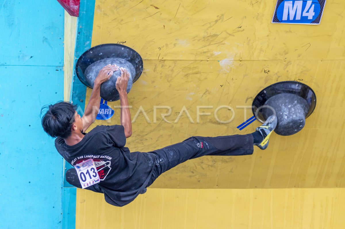 Turnamen terbuka panjat tebing di Palu