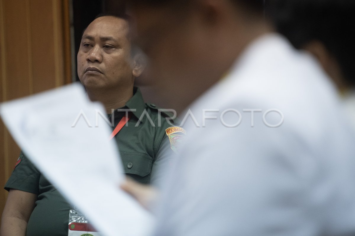 Sidang lanjutan kasus penembakan polisi di Way Kanan