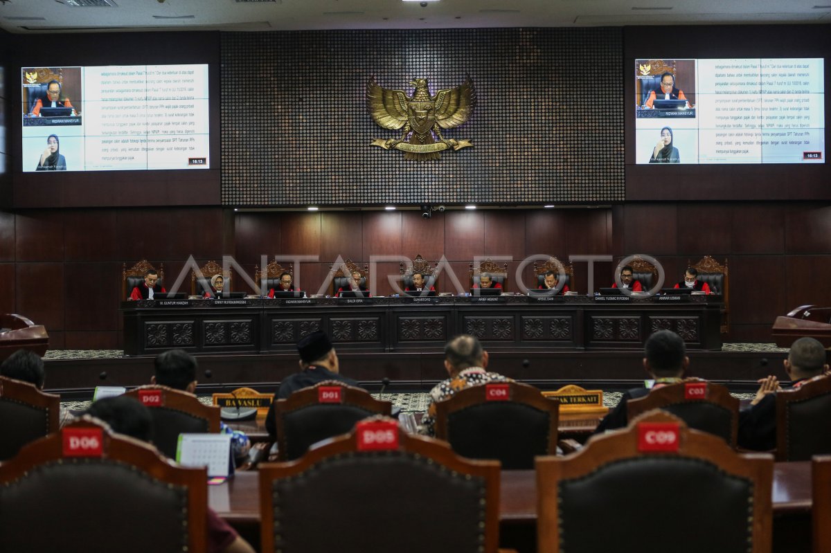 Sidang putusan perselisihan hasil Pilkada di MK