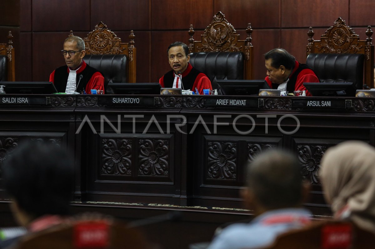 Sidang putusan perselisihan hasil Pilkada di MK