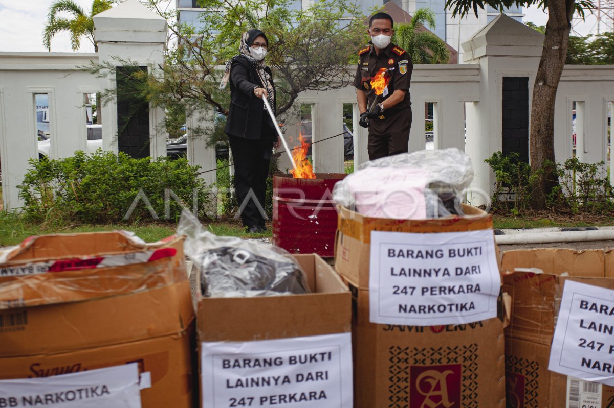 The destruction of Batam’s narcotic evidence