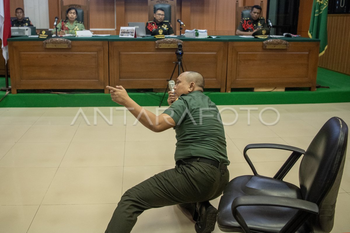 Sidang lanjutan kasus penembakan polisi di Way Kanan