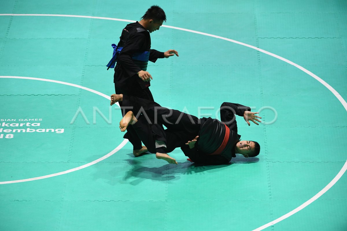 FINAL PENCAK SILAT CLASS D SON INDONESIA VS VIETNAM | ANTARA Foto