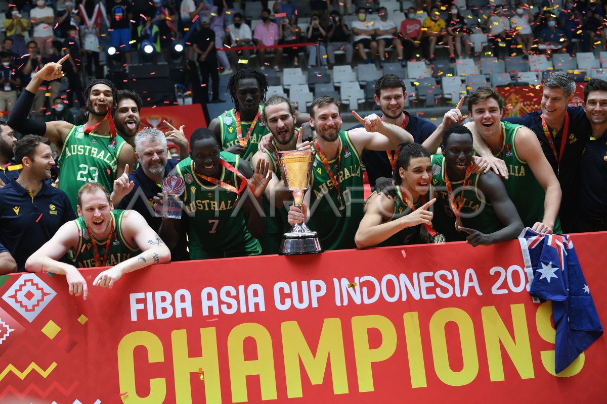 AUSTRALIAN CHAMPION FIBA ASIAN CUP 2022 | ANTARA Foto