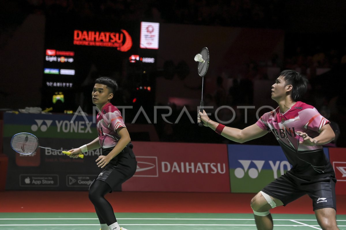 LEO DANIEL JUARA GANDA PUTRA INDONESIA MASTERS 2023 ANTARA Foto