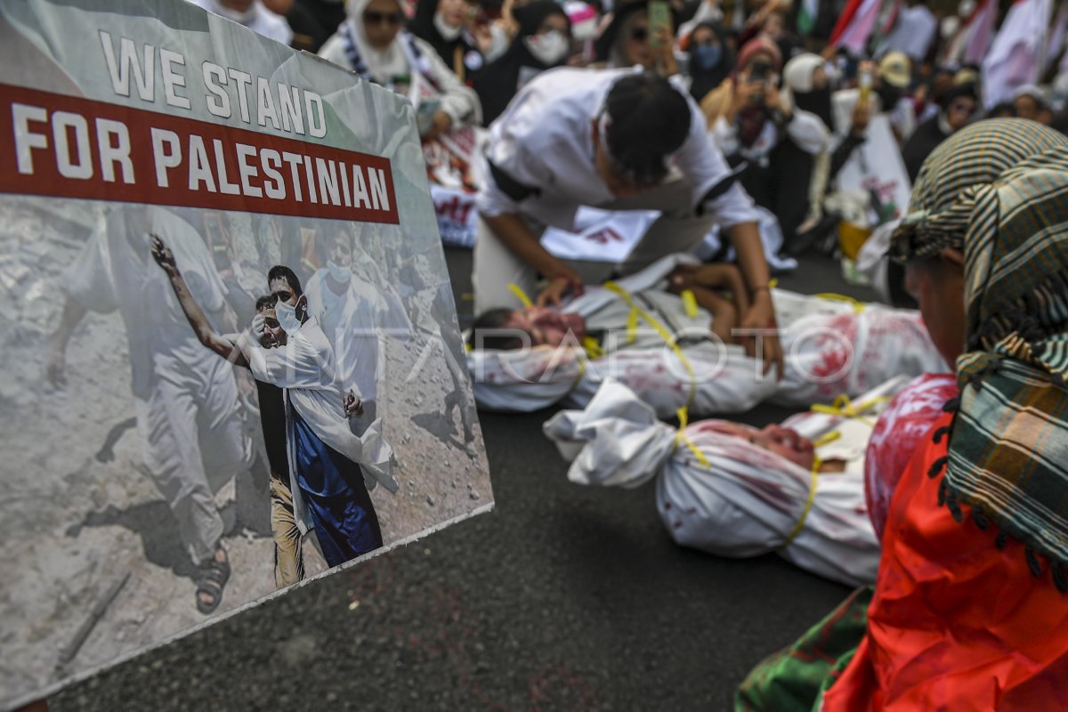 Solidarity Action for Palestine | ANTARA Foto