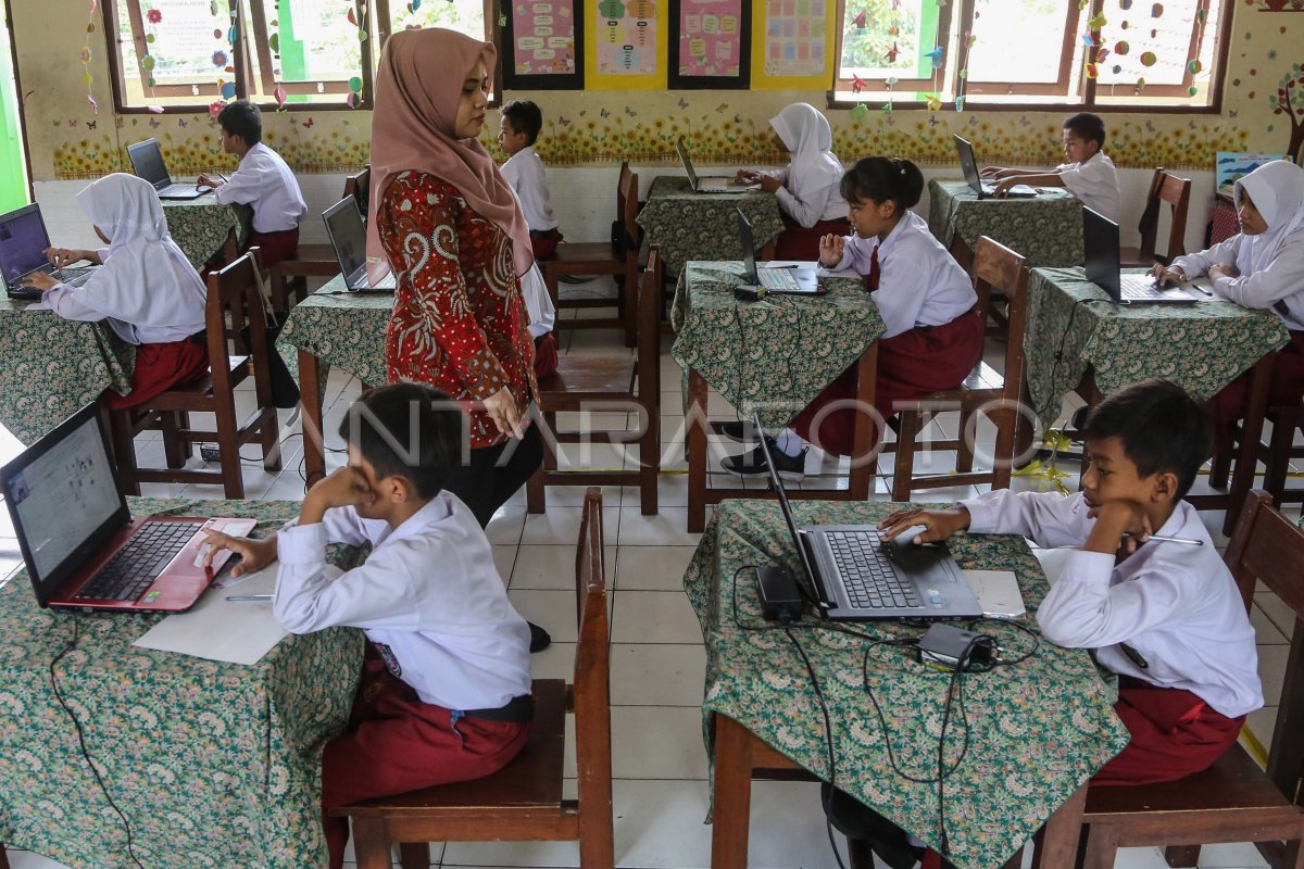 Pelaksanaan Asesmen Nasional Berbasis Komputer siswa SD