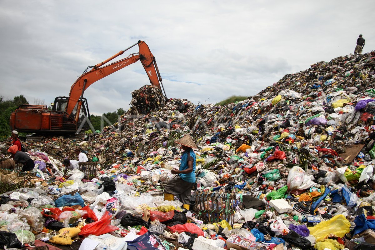 Timbulan sampah di Indonesia