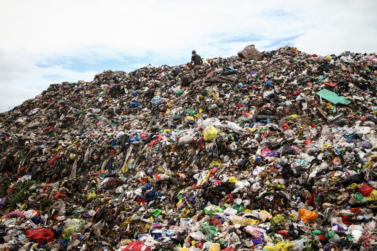 Timbulan sampah di Indonesia