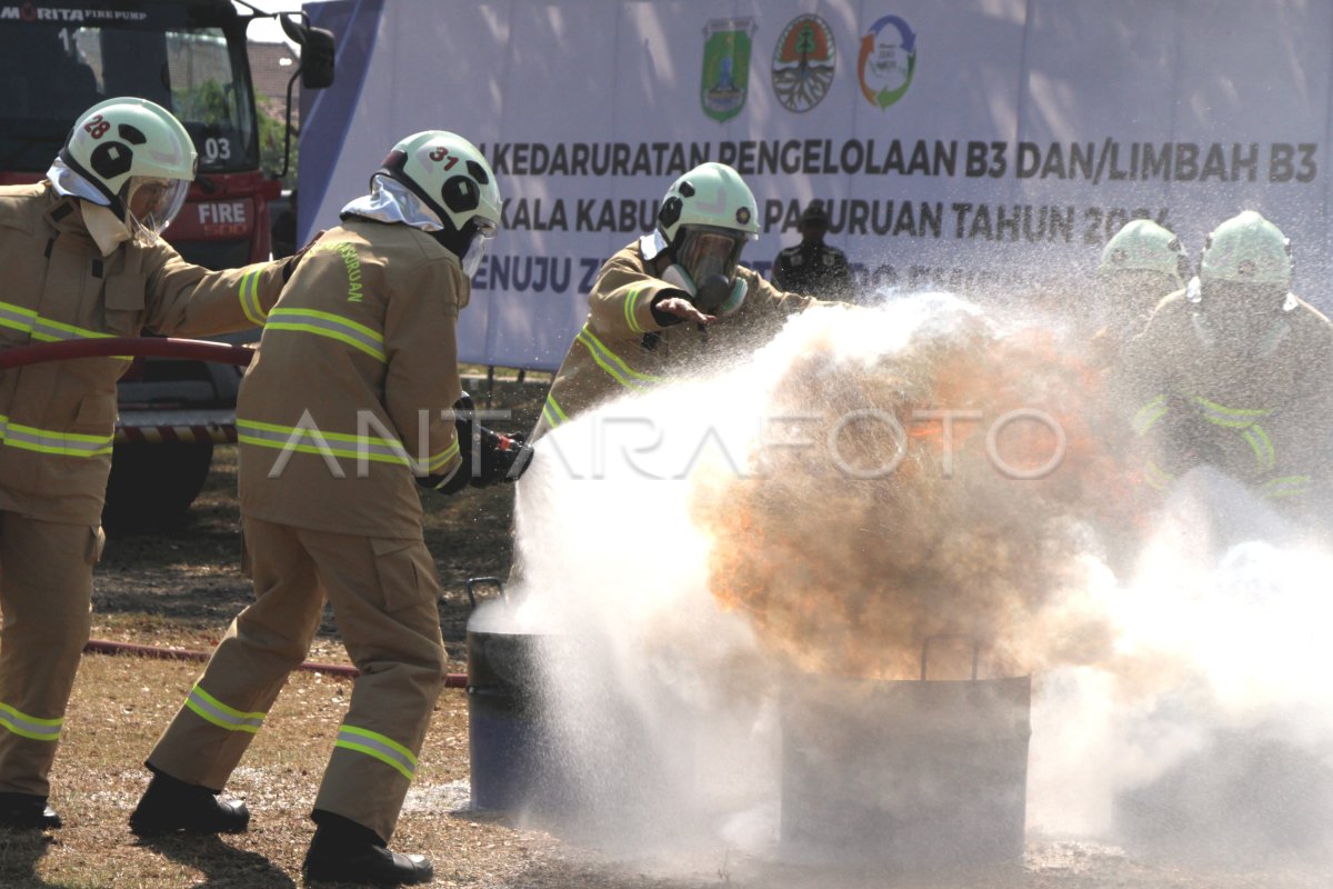 Simulasi kedaruratan pengelolaan B3