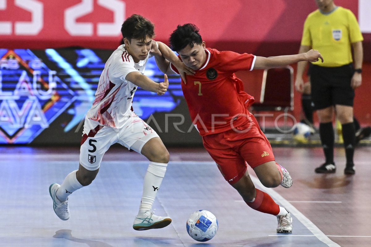 Indonesia gây sốc trước Nhật Bản ở giải thế giới 2 Indonesian Futsal Team loses Japan | ANTARA Foto