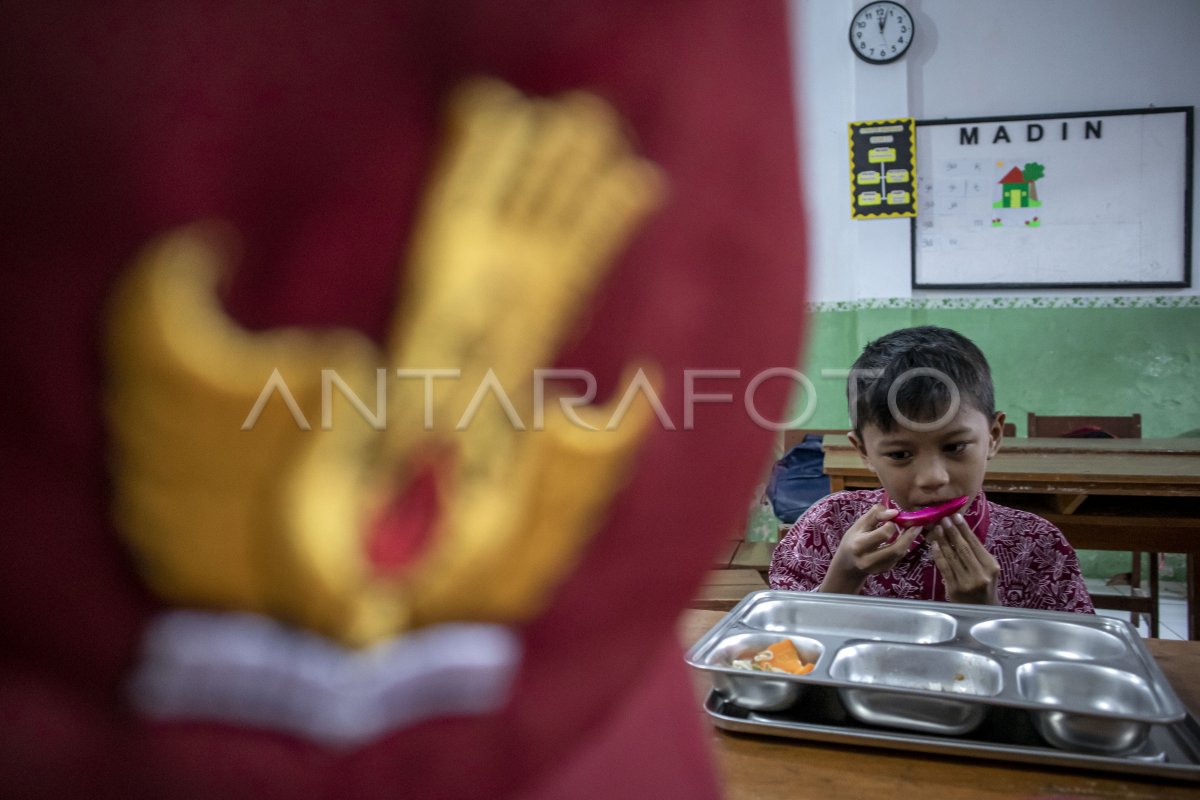 Capaian penerima manfaat program makan bergizi gratis