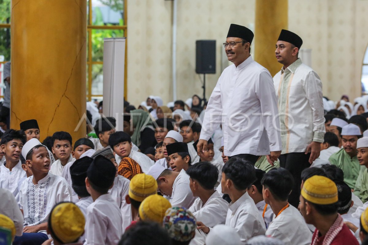 Santunan and open fasting with Kemensos