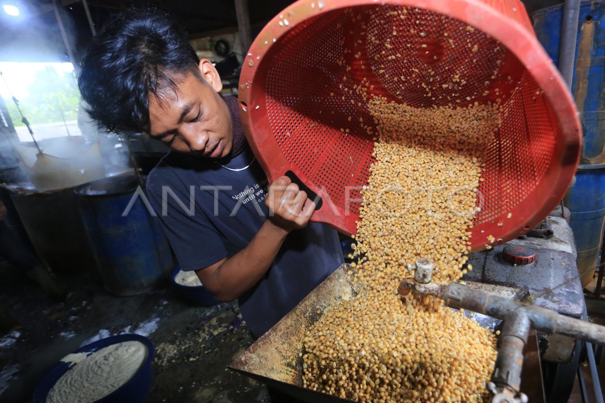 Produksi tahu setelah lebaran di Aceh Barat
