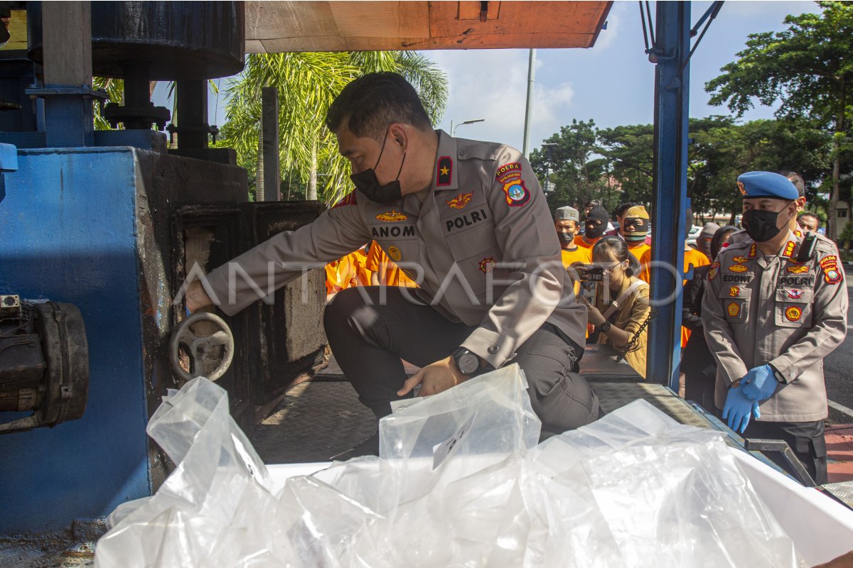 Pemusnahan narkotika di Polda Kepri