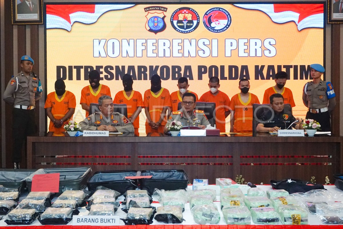 Police reveals cases of drug circulation in Kaltim