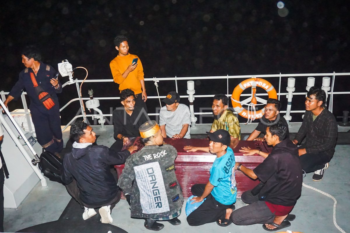 Pemulangan jenazah korban kapal tenggelam di Penajam Paser Utara