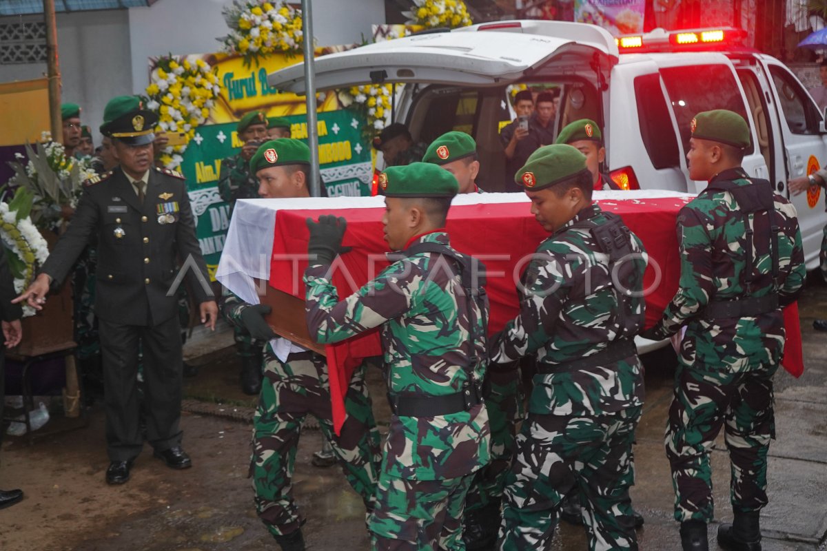 Pemakaman prajurit TNI korban ledakan amunisi