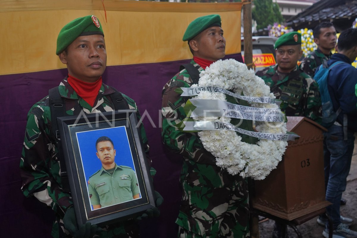 Pemakaman prajurit TNI korban ledakan amunisi