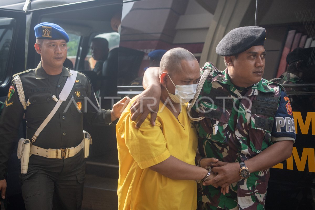 Sidang perdana penembakan polisi di Lampung