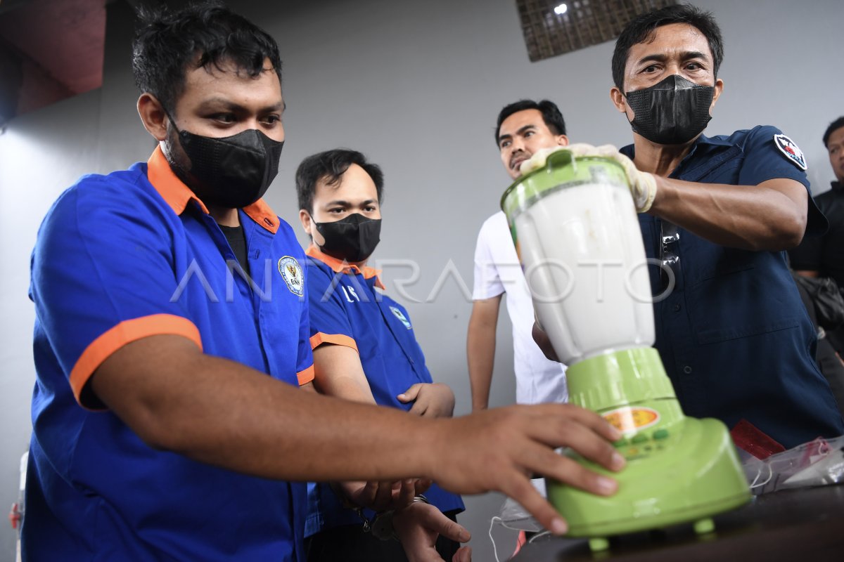 Pemusnahan barang bukti narkoba di BNNP Kaltim