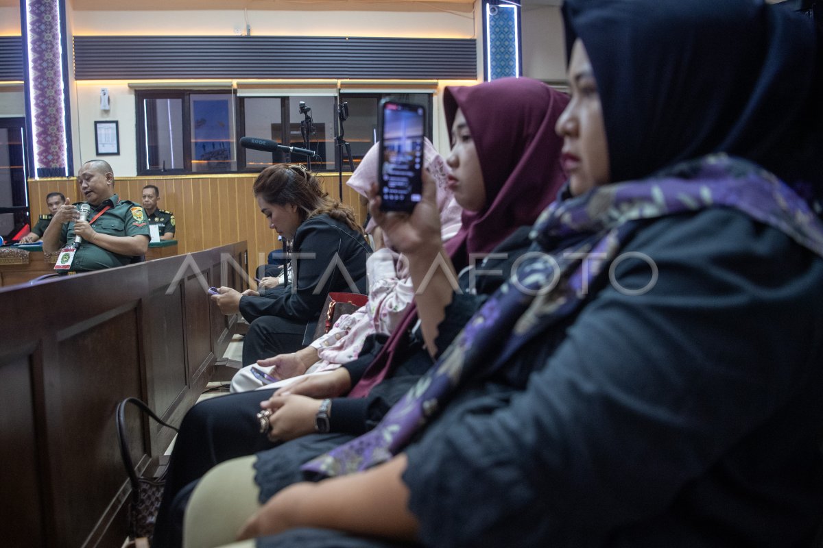 Sidang lanjutan kasus penembakan polisi di Way Kanan