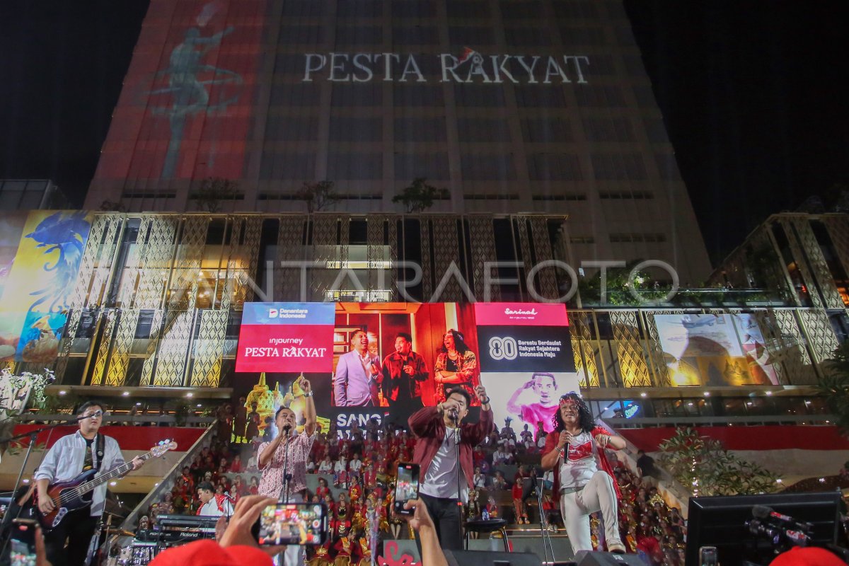 Pesta Rakyat di Sarinah Thamrin