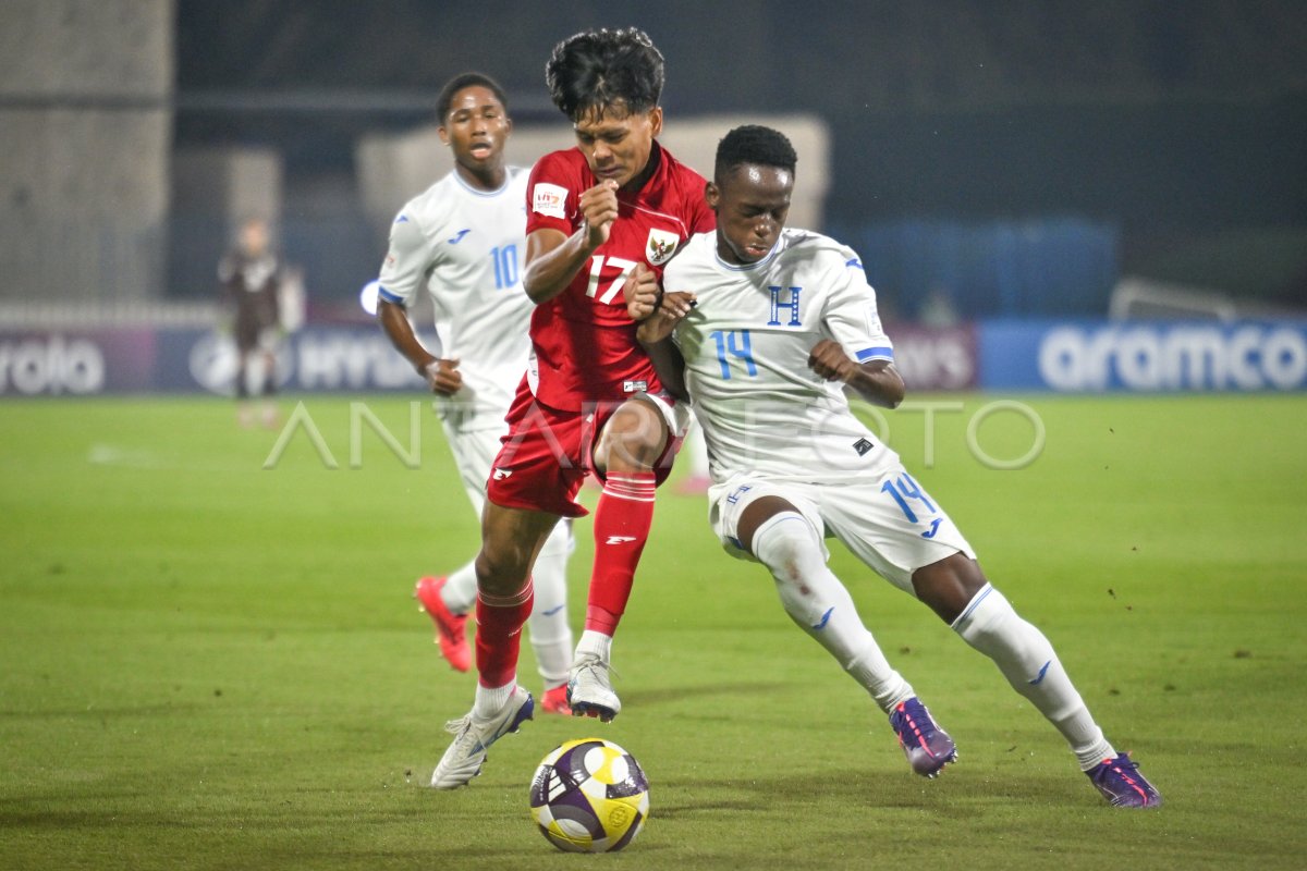 The U-17 World Cup match between the Indonesian national team and Honduras  | ANTARA Foto