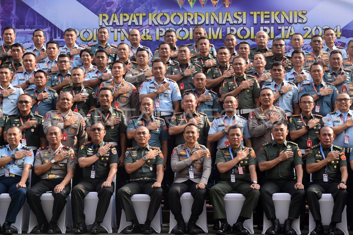 Rakornis POM TNI-Propam Polri 2024 | ANTARA Foto